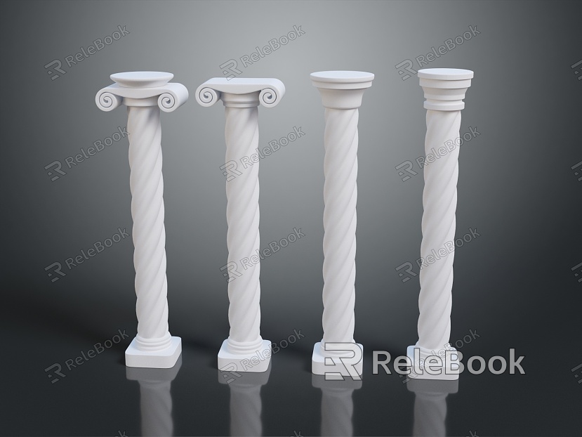 Columns Stone Columns Stone Columns Old Columns Roman Columns Roman Columns Classical Columns Greek Columns model