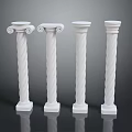 Columns Stone Columns Stone Columns Old Columns Roman Columns Roman Columns Classical Columns Greek Columns 3d model