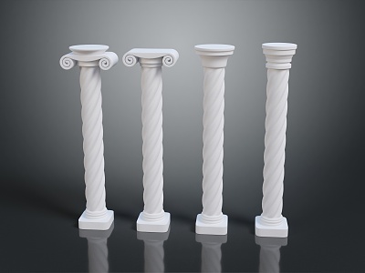 Columns Stone Columns Stone Columns Old Columns Roman Columns Roman Columns Classical Columns Greek Columns 3d model