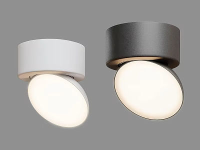 Modern White and Black Round Chandelier with Sleek Design for Contemporary Interior Lighting Fixture 3d model