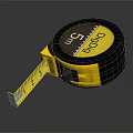 Professional Hardware Tool Yellow Black Digita Tape Measure 5m Length with Clear Scale Markings