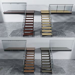 Modern Stairs 3d model