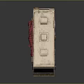 Modern bus minibus minivan driverless bus 3d model