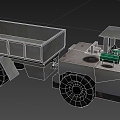 Mine Trailer 3d model