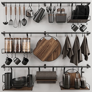 Modern Kitchen Supplies Kitchenware Supplies 3d model