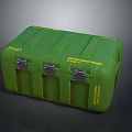 Green EOD Weapon Storage Case With Explosive Ordnance Disposal Markings