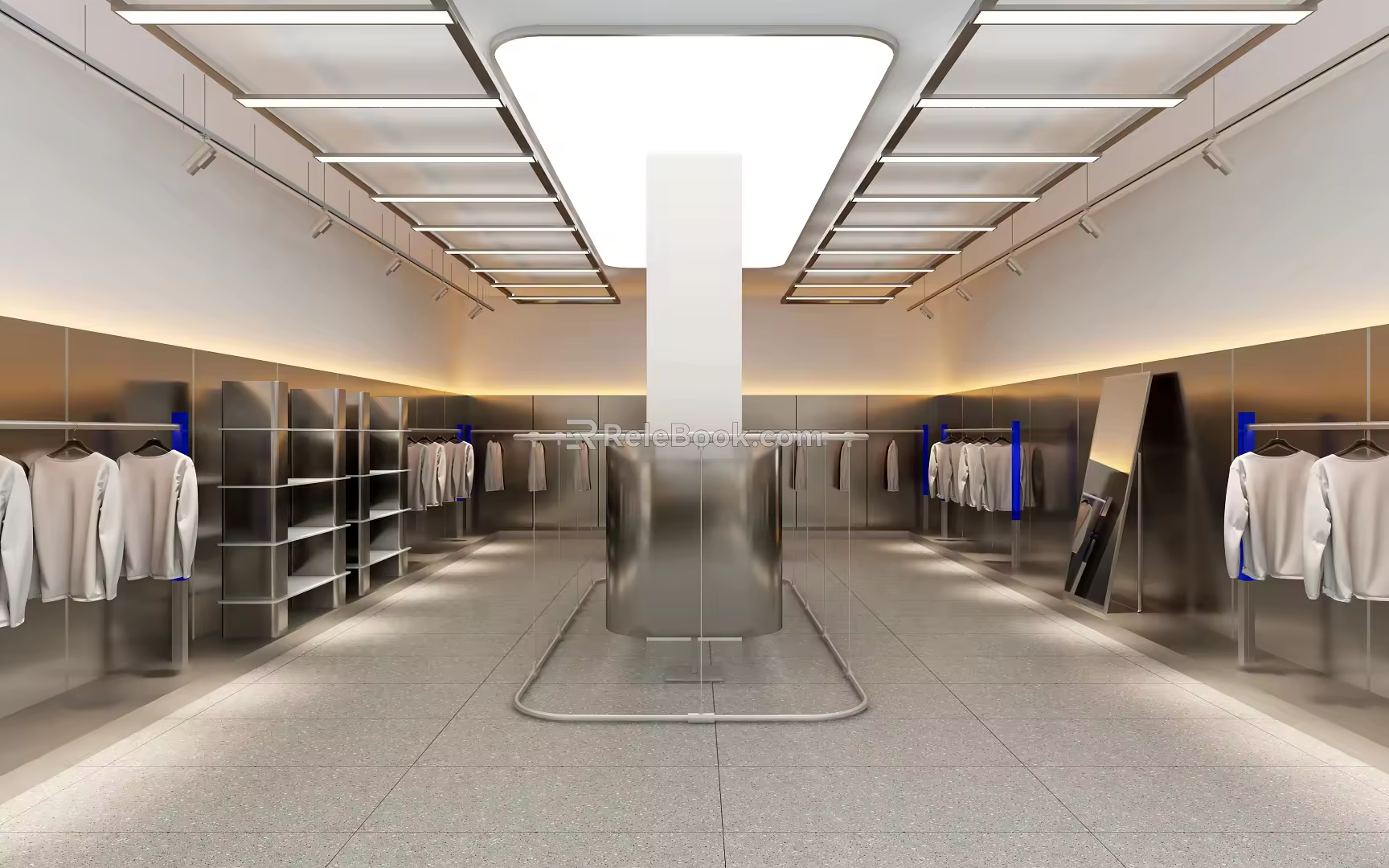 Modern Clothing Store Simple Clothing Store 3d model