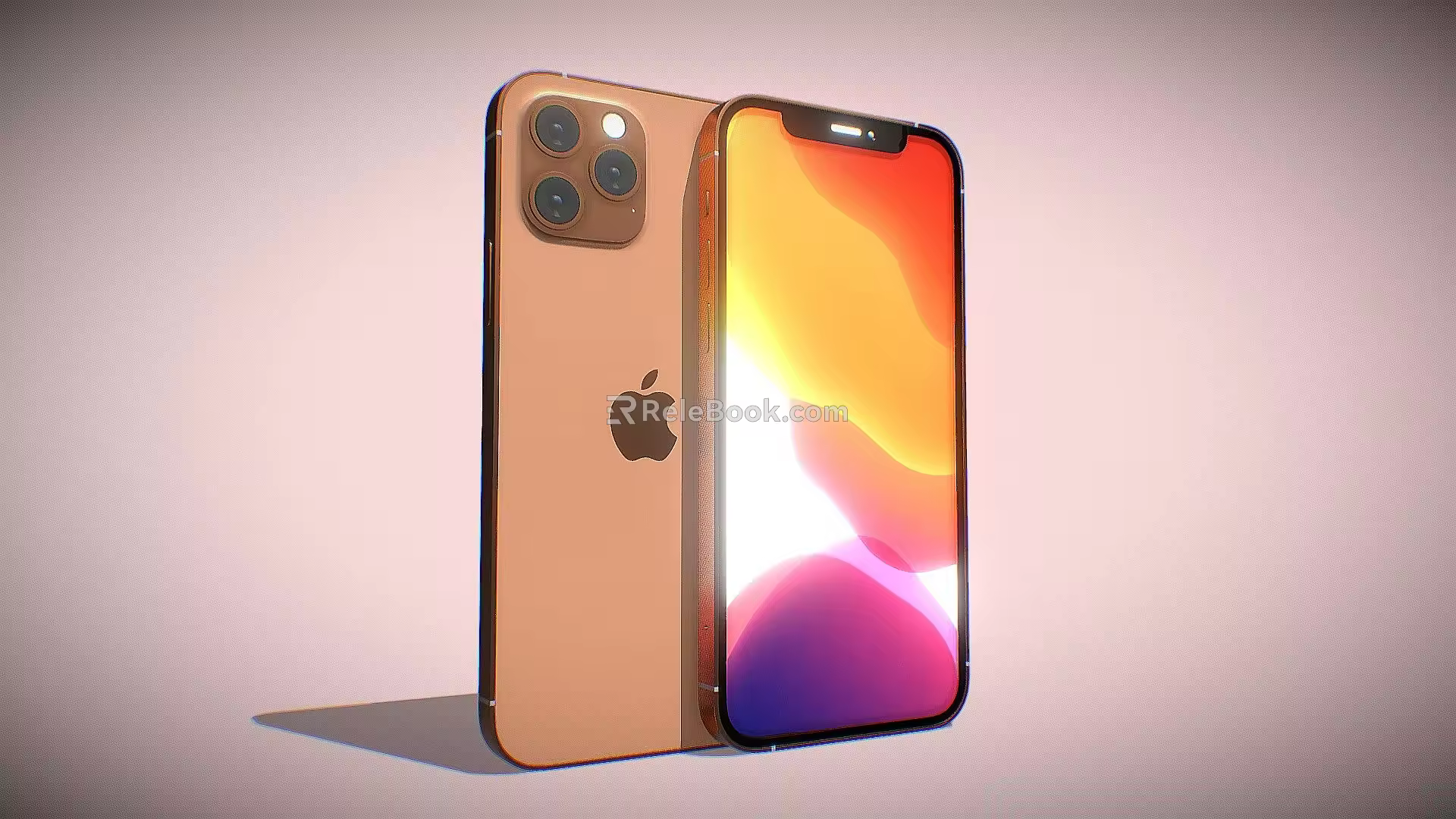 Modern mobile phone Apple 3d model