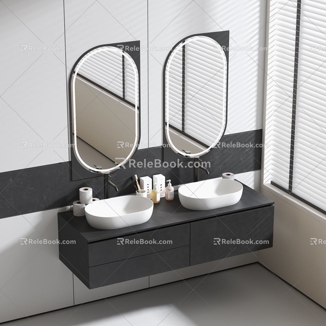 Bathroom Cabinet 3d model