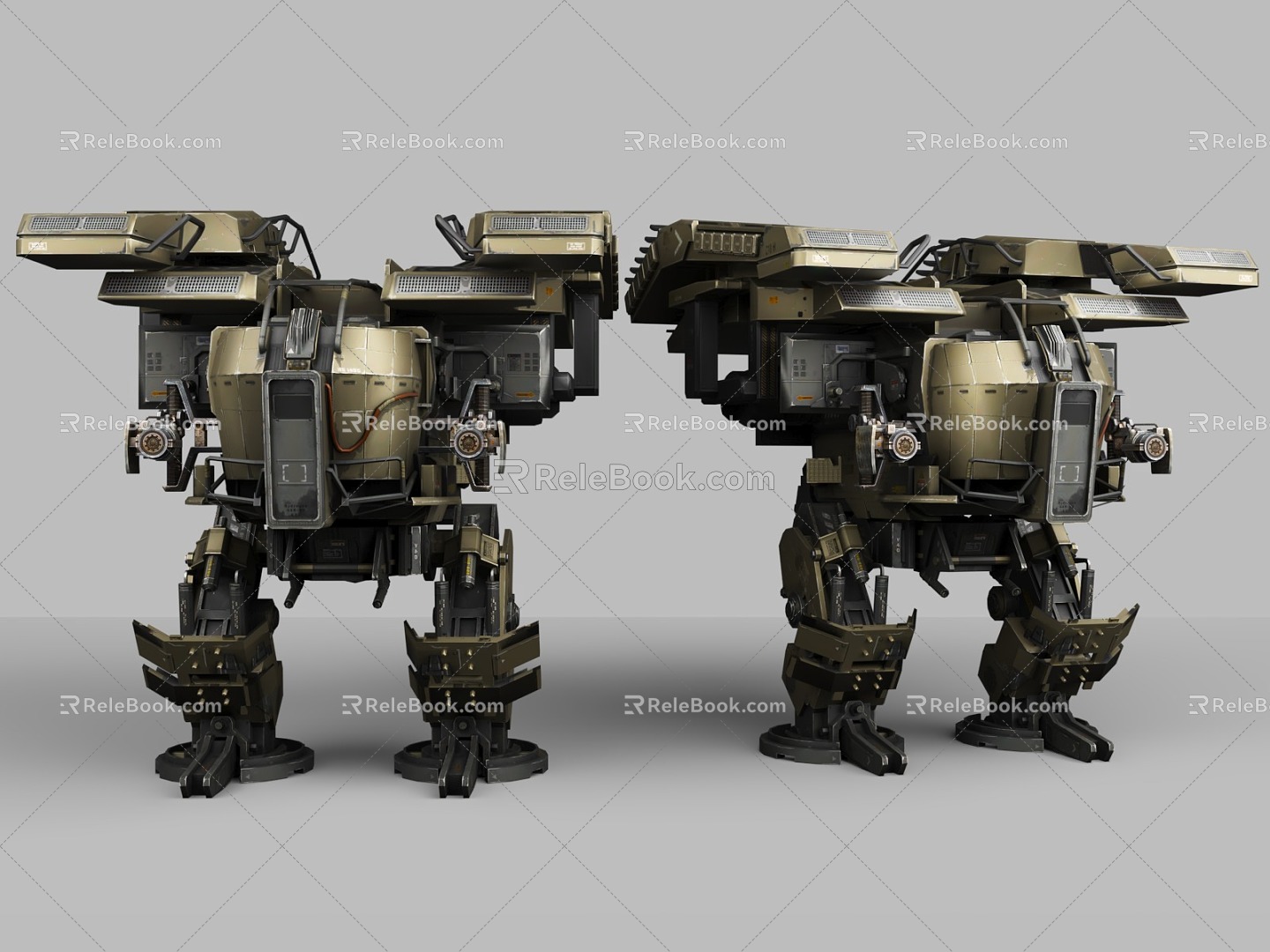 Meche century sci-fi style cyberpunk style sci-fi robot robot mechanic war police war machine sci-fi style 3d model