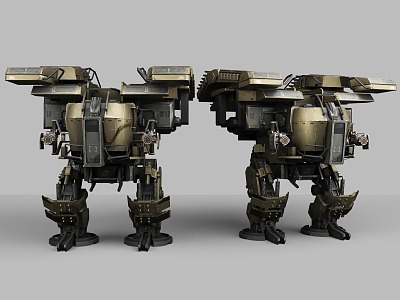 Meche century sci-fi style cyberpunk style sci-fi robot mechanic war police war machine sci-fi style 3d model