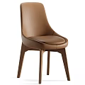 Modern Leisure Chairs With Fabric And Leather Upholstery And Wooden Legs Design