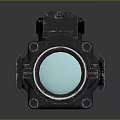 Tactical Weapon Scope With Adjustable Knobs And Green Lens For Precision Shooting