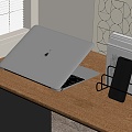 Computer mouse keyboard display 3d model