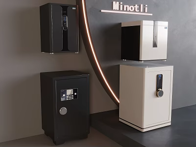 Password Safe Vault Locker 3d model