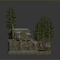 Modern Cartoon Scene Cartoon Landscape Animation Landscape 3d model