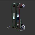 Vertical Stepper Fitness Equipment With Adjustable Resistance And Digital