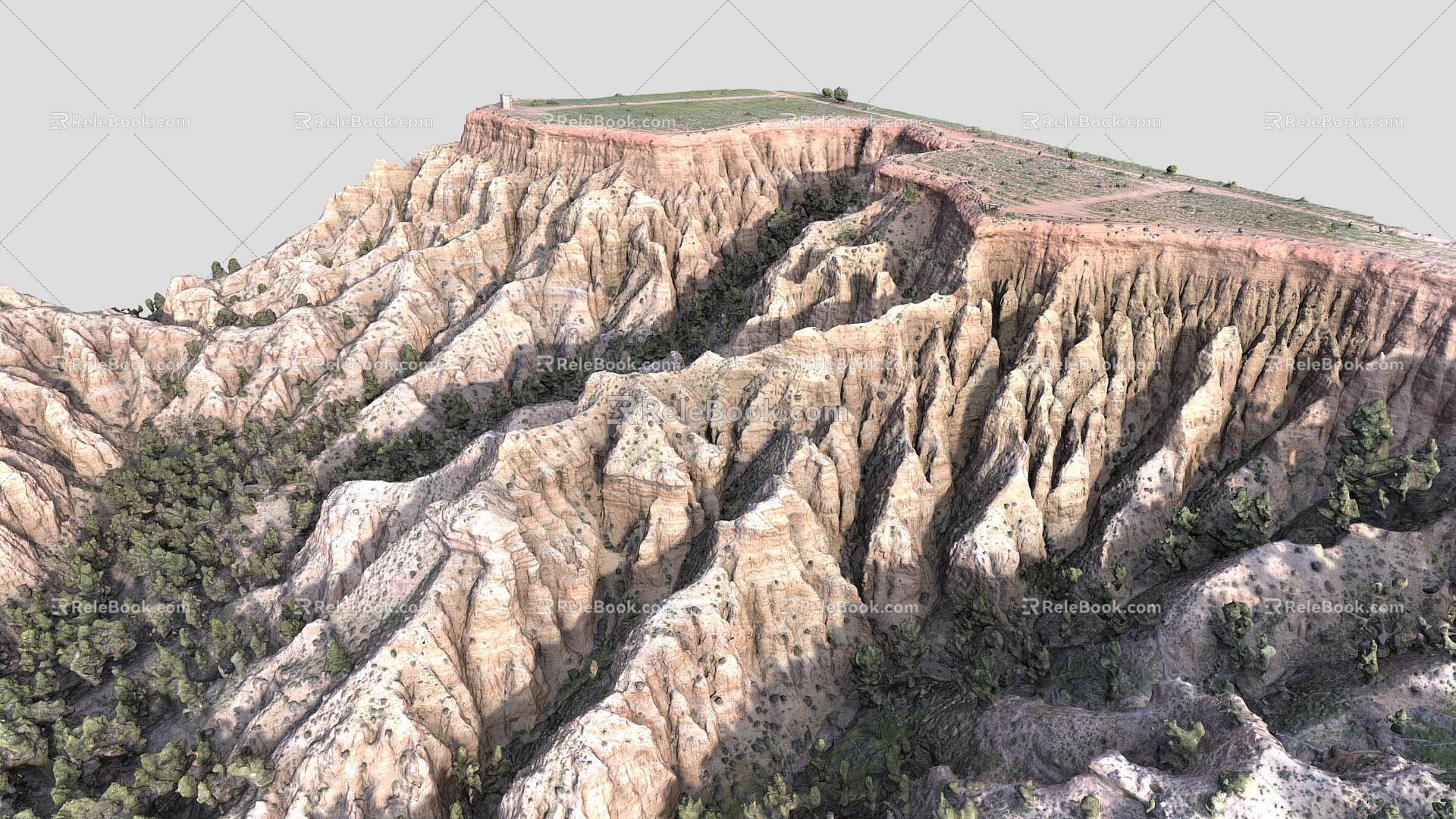 Modern Canyon Desert Cliff 3d model