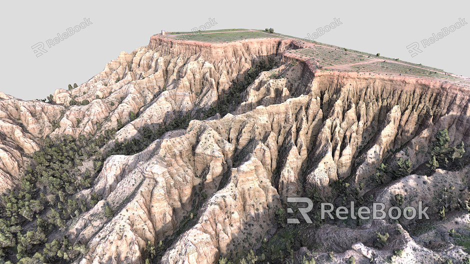 Modern Canyon Desert Cliff model