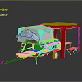 Modern Trailerable Watercraft With Canopy Seats Trailer Attachment And Compact Design