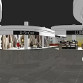 Spacious Shopping Mall Hall Featuring X SHOW LUXE A Exhibition Areas and Circular Ceiling Lights
