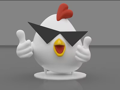 Modern Doll Chicken Doll 3d model Modern Doll Chicken Doll 3d model