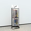 Multi layer Metal Display Shelf For Retail Holding Colorful Car Wiper Blades