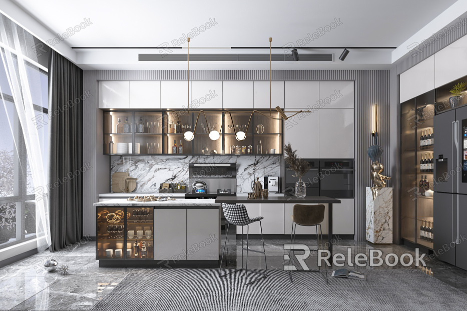 Light Luxury Kitchen model