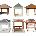 modern pavilion gazebo 3d model