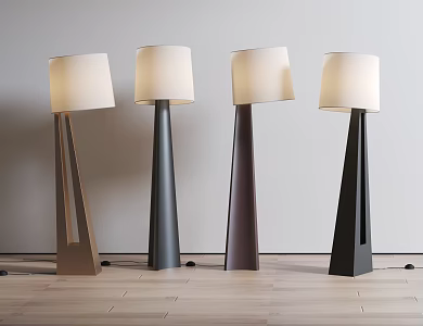 The floor lamp combination floor lamp 3d model