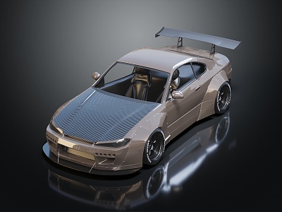 Modern sports car 3d model