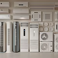 Air conditioning Central air conditioning Air conditioning External unit 3d model