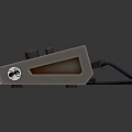 Modern electronic organ controller computer terminal industrial display industrial terminal 3d model