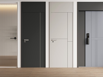 Single-door swing door model