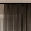 Elegant Sheer Curtains Tied Back With Light Filtering Layers For Modern Window Interior