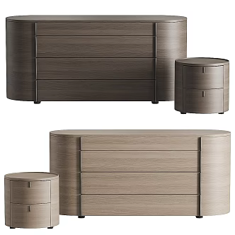 Poliform Side Cabinet Entrance Cabinet Side Cabinet Combination Bedside Cabinet 3d model