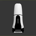 Modern Black And White Handheld Electric Shaver For Personal Care With Sleek Design