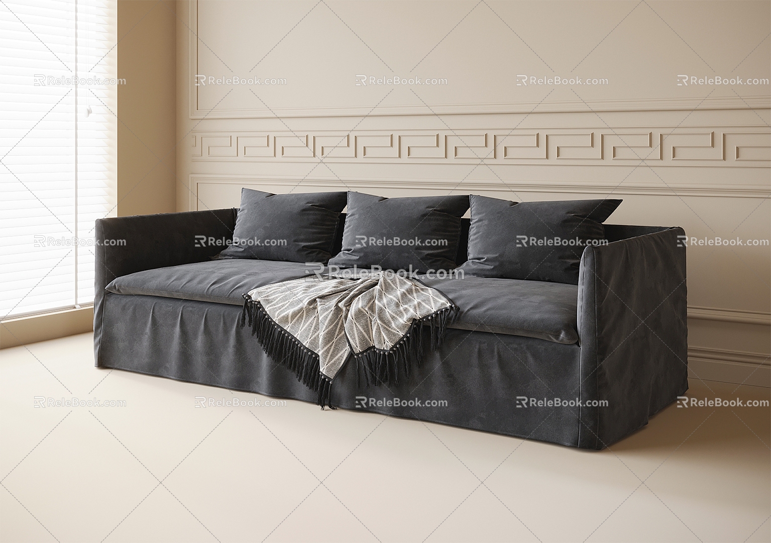 Modern Multiplayer Sofa Sofa 3d model