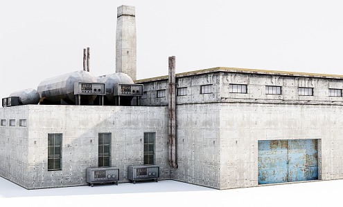 Industrial LOFT Plant 3d model