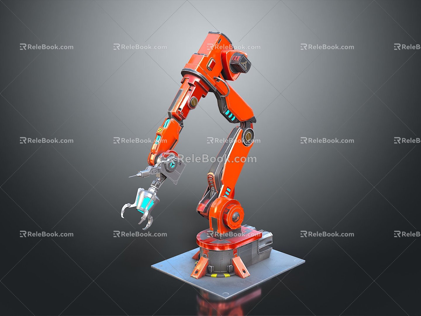 Modern Mechanical Arm Robot Arm Science Fiction Robot Robot Mechanical Arm 3d model