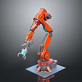 Modern Mechanical Arm Robot Arm Science Fiction Robot Mechanical Arm 3d model