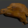 Handcrafted Leopard Wooden Sculpture Standing on a Branch with Realistic Carving Details
