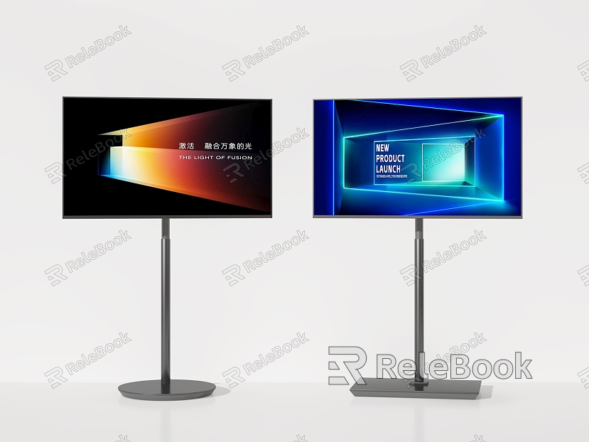 Modern TV Screen TV Rack Billboard Advertising Machine TV Screen Display Screen Advertising Screen model