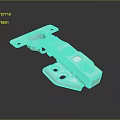 Durable Chrome Plated Metal Hinge Hardware Tool For Door And Cabinet