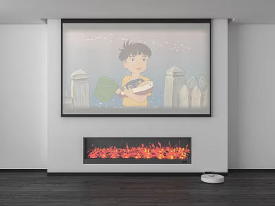 Projection Monitoring System With Real Time Display On Large Wall Projection Screen 3d model