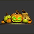 Pumpkin Pumpkin Cartoon Pumpkin Anime Pumpkin Stylized Pumpkin Fantasy Style Pumpkin Vegetable 3d model