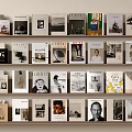 Diverse Books And Magazines On Shelves With Various Cover Designs And Artworks