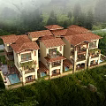 Elegant Detached Villa With Balconies And Mountain View Surrounded By Greenery