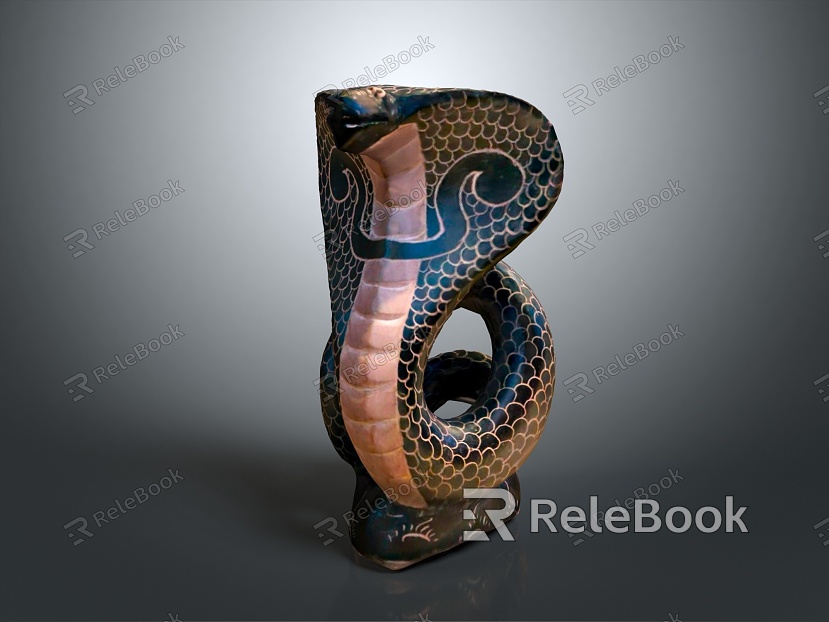 snake cobra venomous snake python reptile cold-blooded animal reptile reptile model