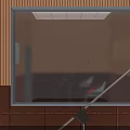 Professional Recording Studio With Wooden Panel Walls Orange Bar Stools And Microphones